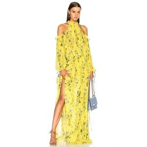 NWT Self Portrait Floral Cold Shoulder Dress